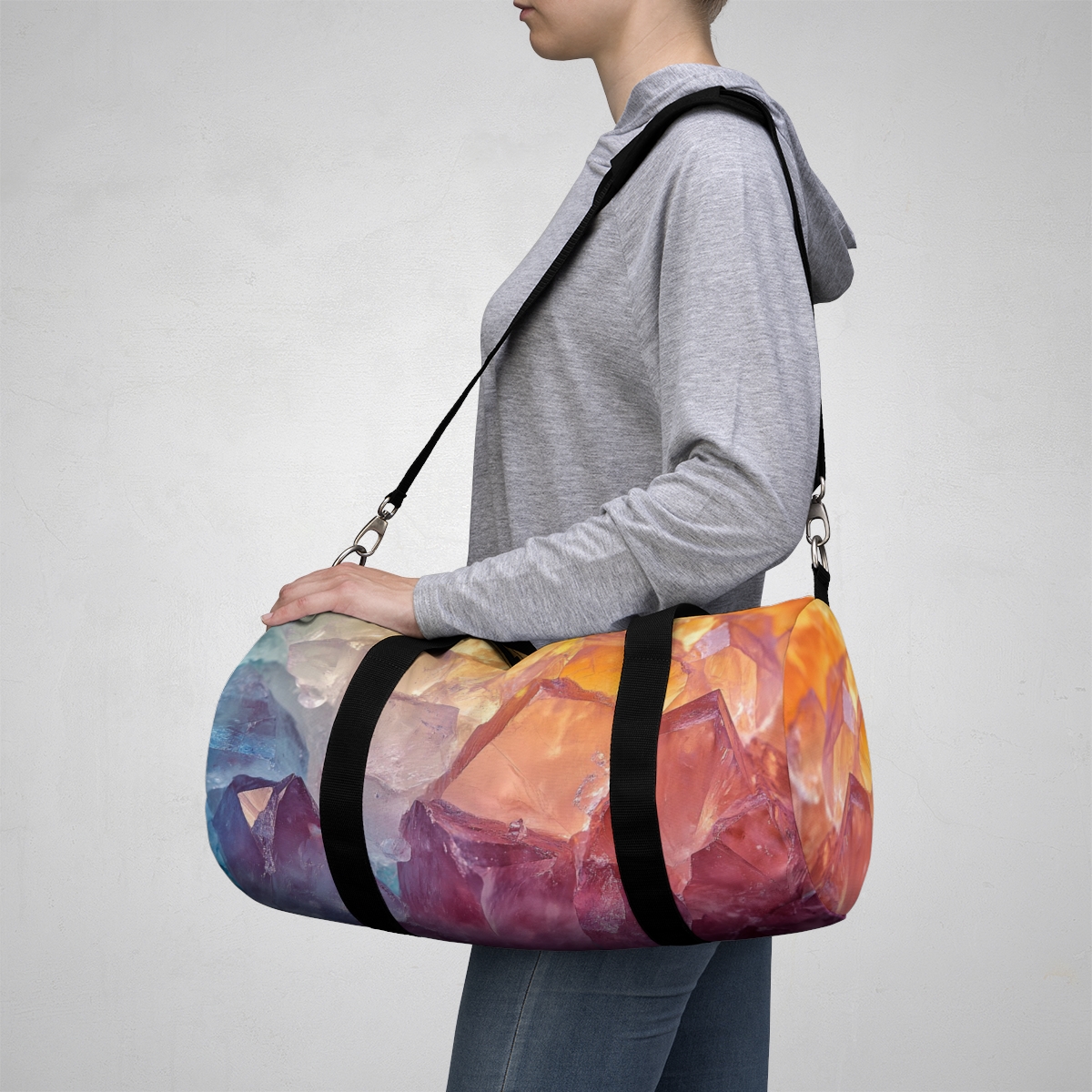 Artistic Crystal Duffel Bag 