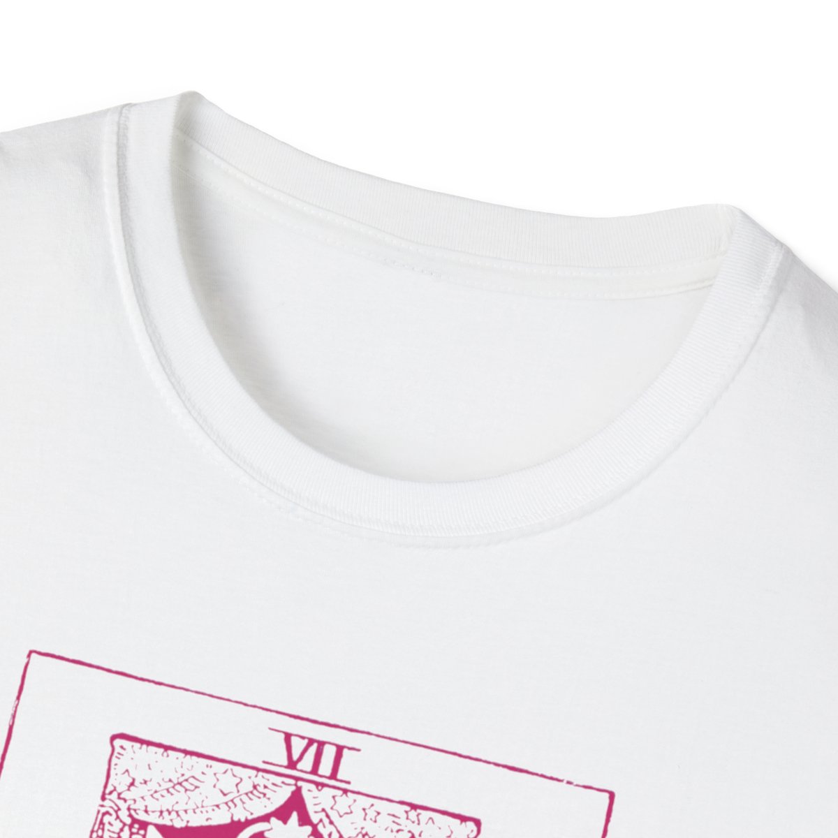 7 - The Chariot Vintage Tarot Card Softstyle T-Shirt