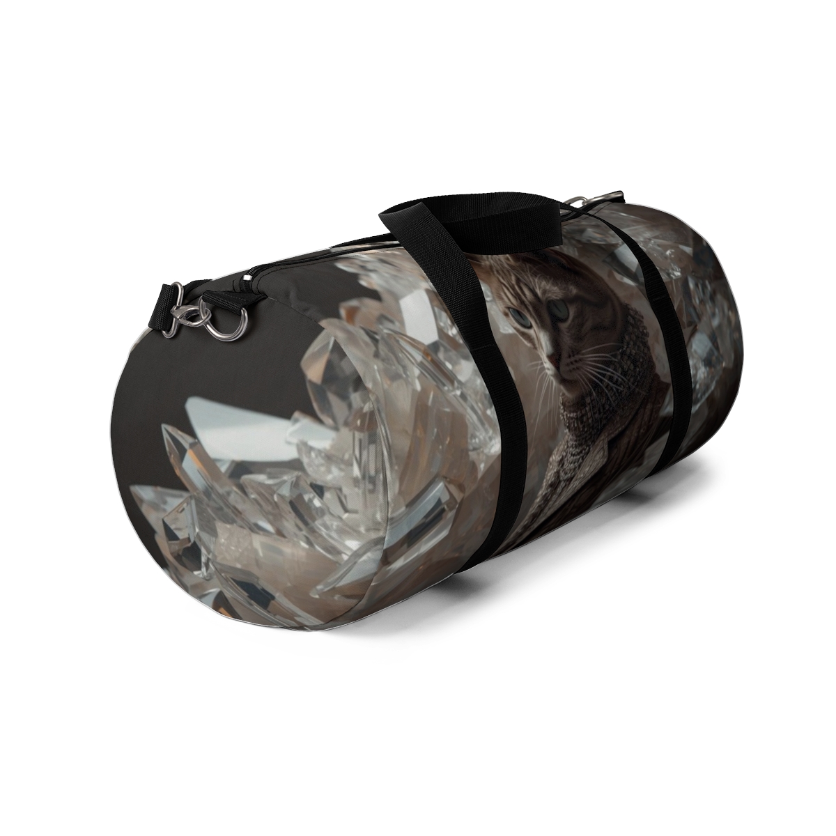 Crystal Stylish Cat Duffel Bag 