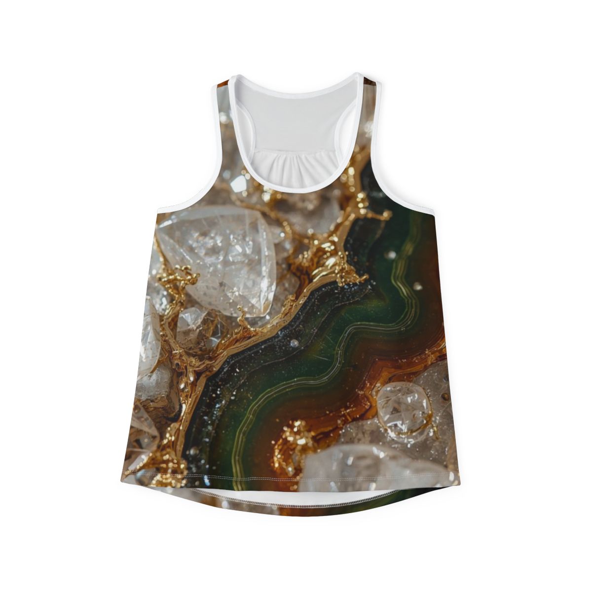 Crystal Agate Gold Tank Top