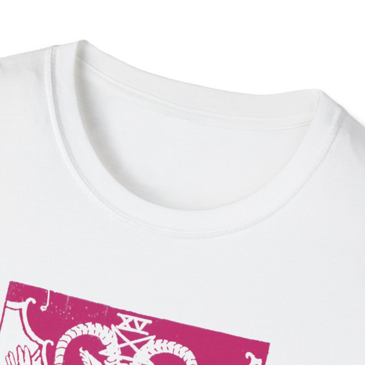 15 - The Devil Vintage Tarot Card Softstyle T-Shirt