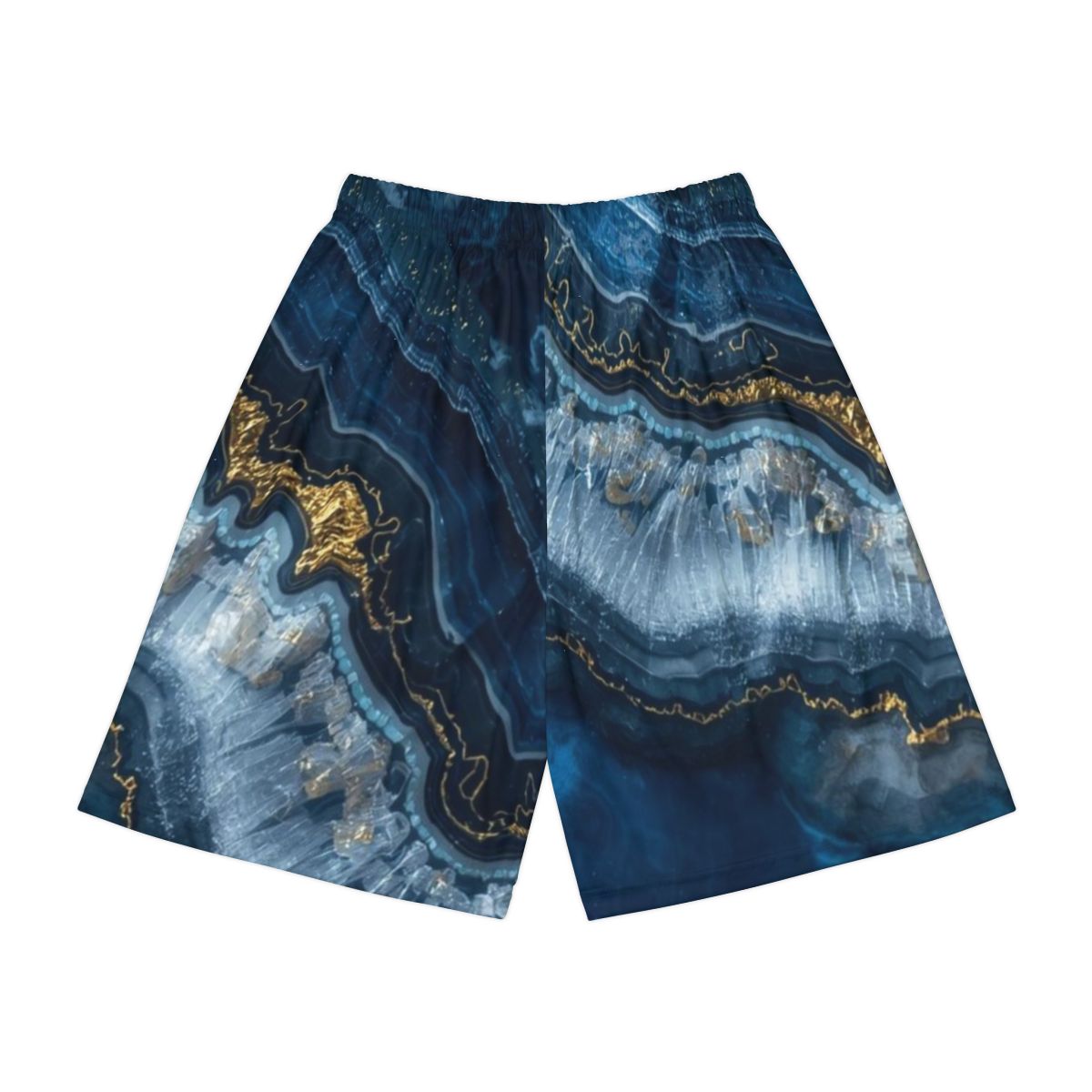 Crystal Blue Men's Workout Shorts