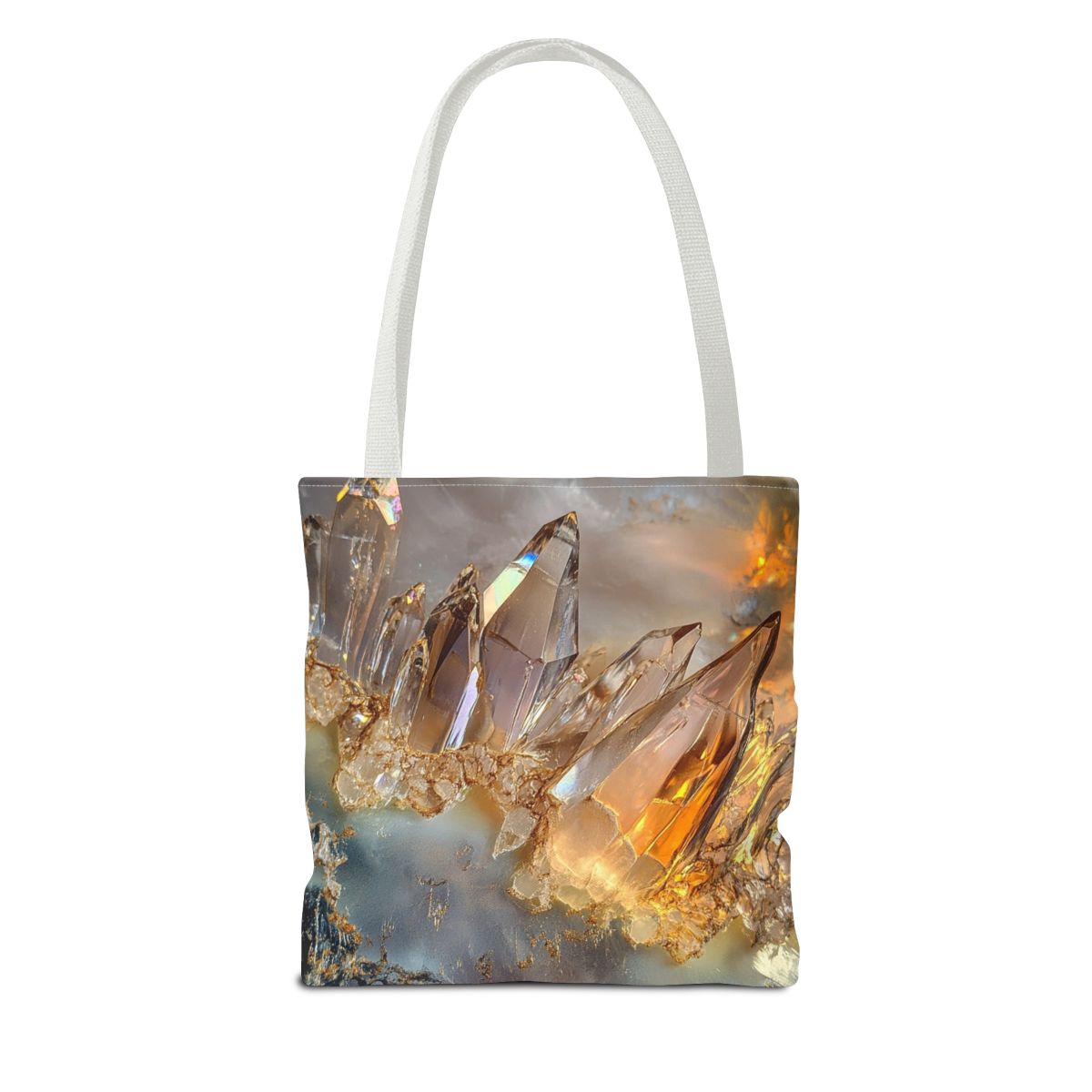 Crystal Quartz Shards Beautiful Art Tote Bag