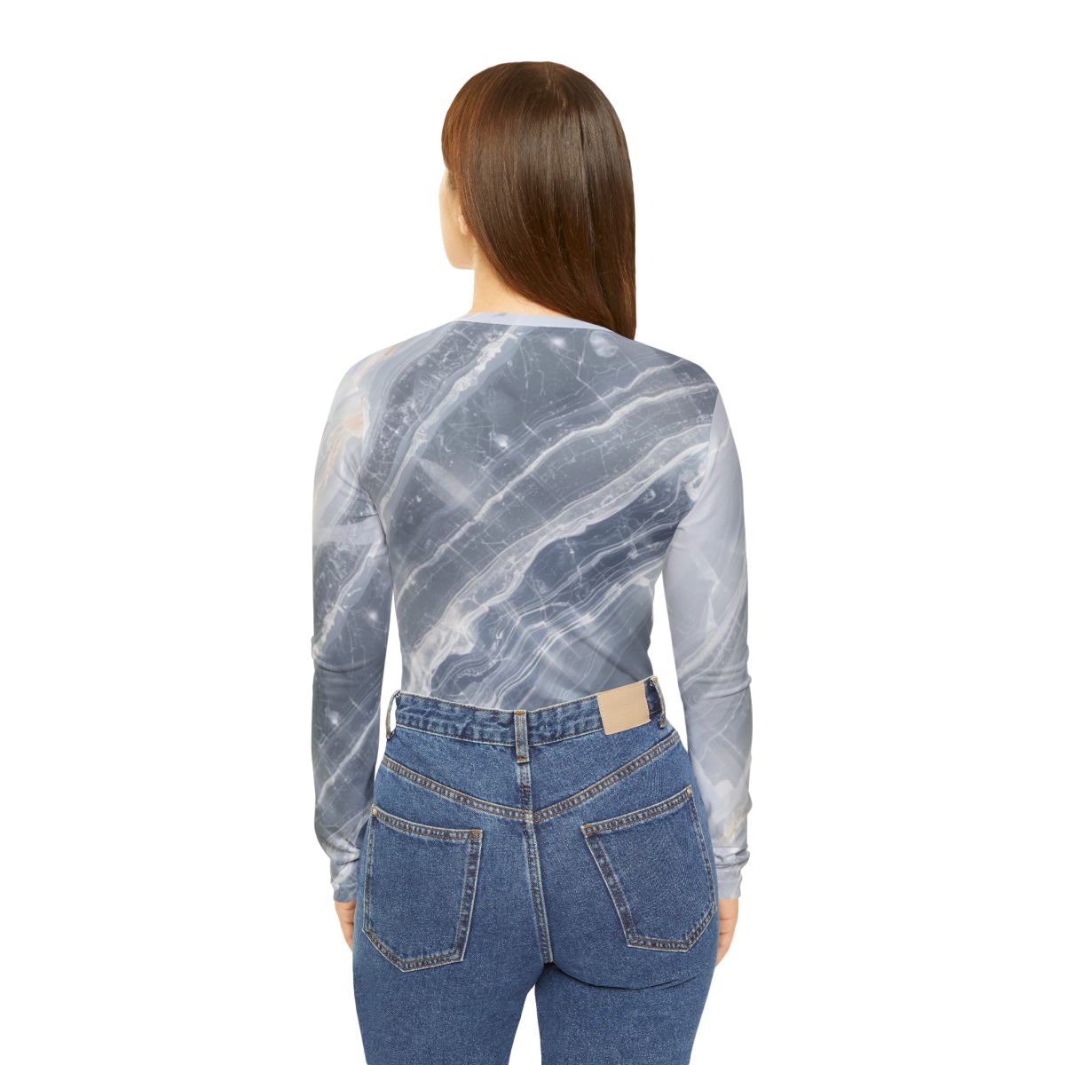 Beautiful Chic Marble long Sleeve Top