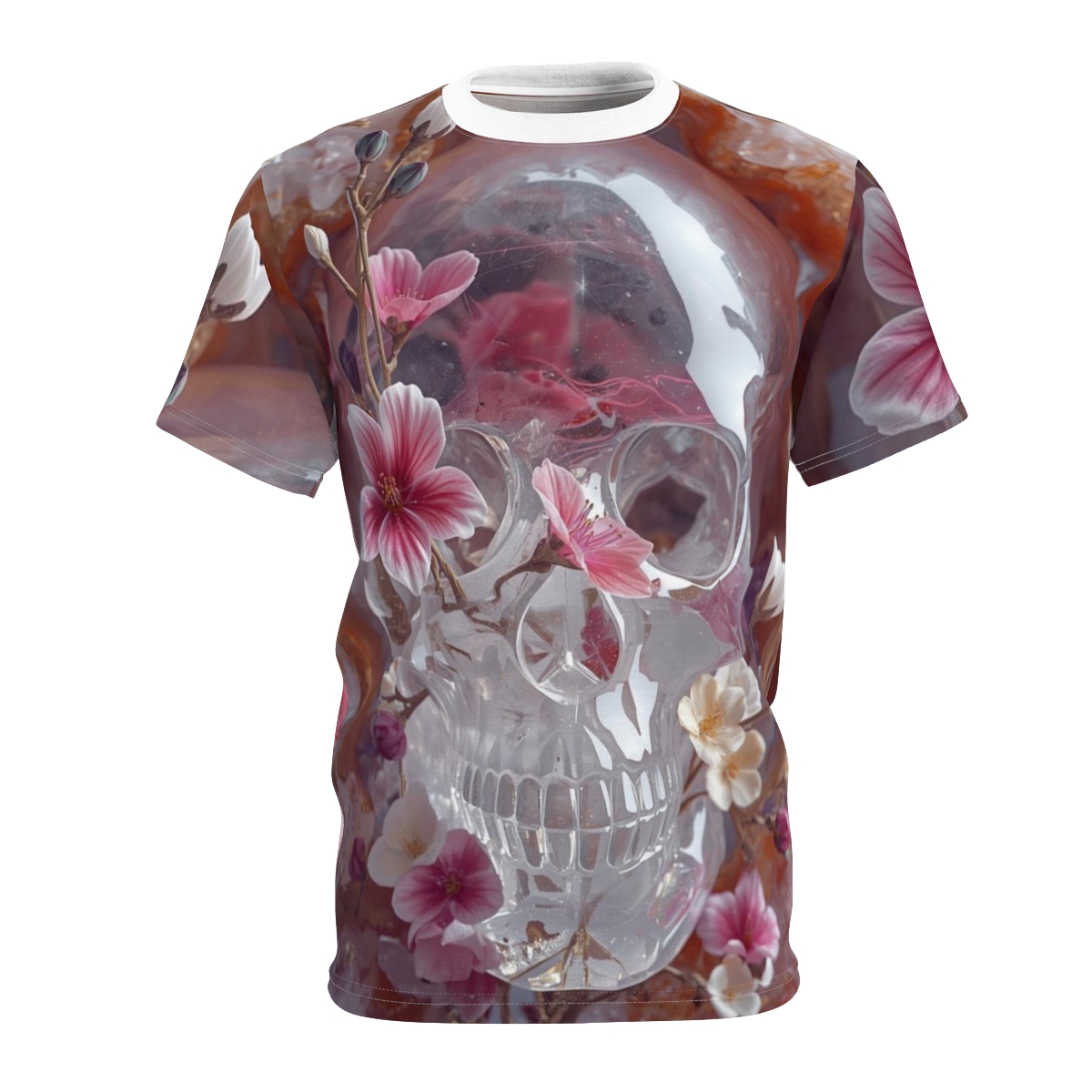 Crystal Skull Floral Tee