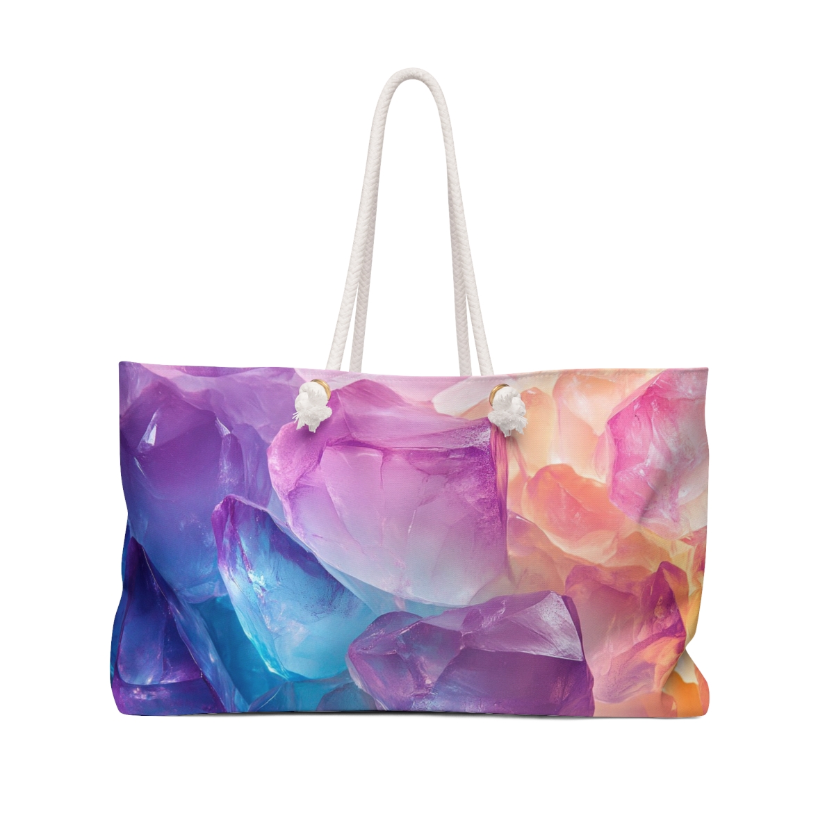Vivid Color Ice Crystals Weekender Bag