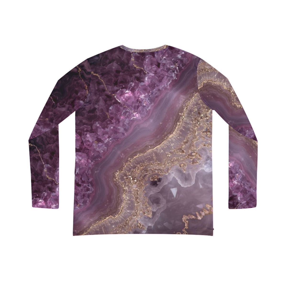 Stunning Purple Marble long Sleeve Top