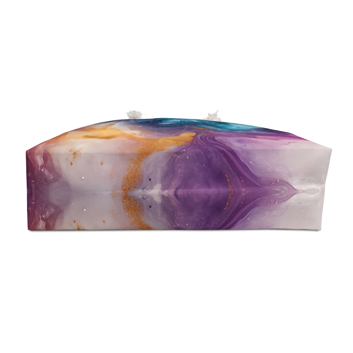 Gorgeous Purple Blue Yellow Marble Weekender Bag