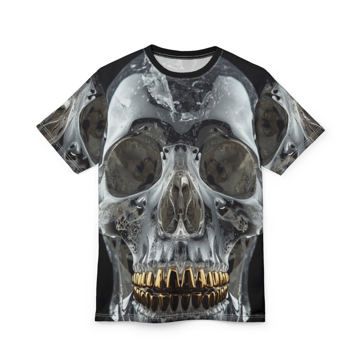 Crystal Skull Gold Teeth Tee