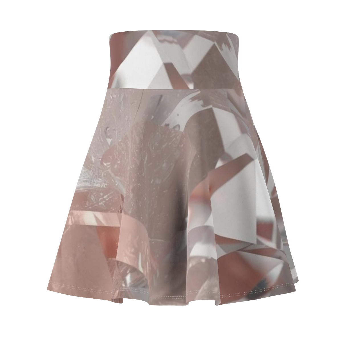 Pink Crystal Quartz Skater Skirt