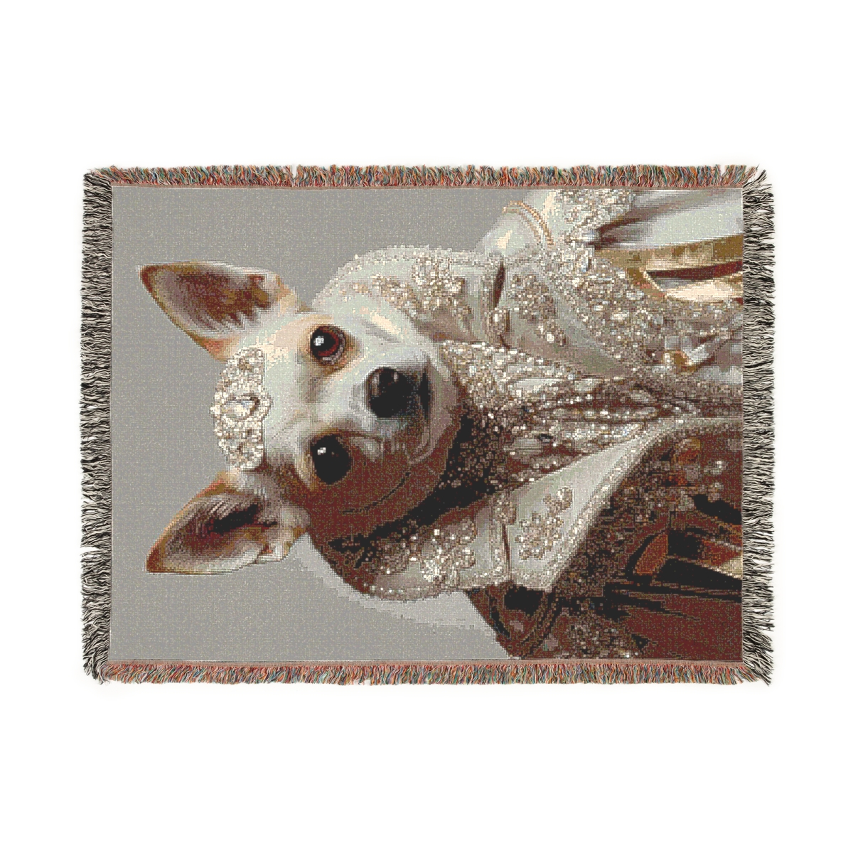 Luxury Fashion Dog Woven Blanket