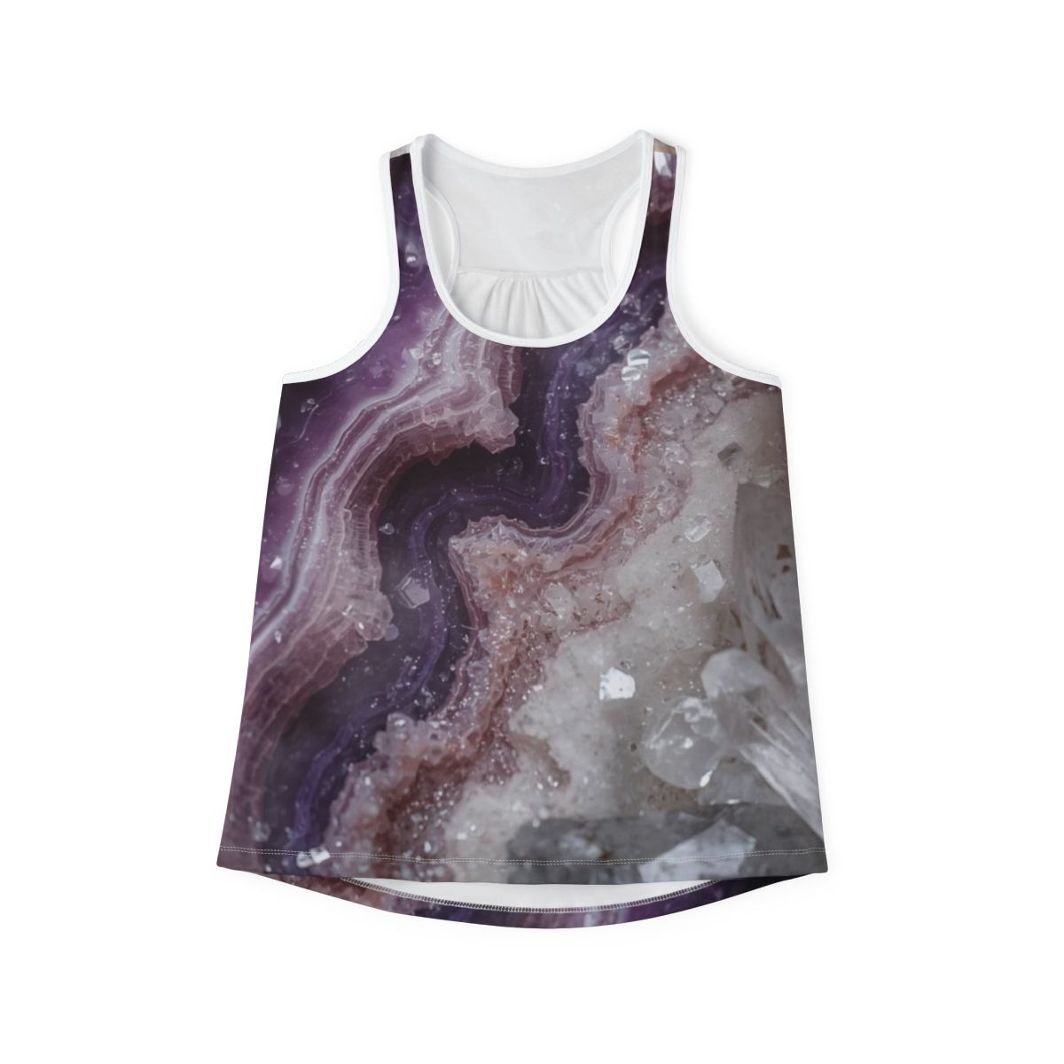 Stylish Purple Agate Tank Top