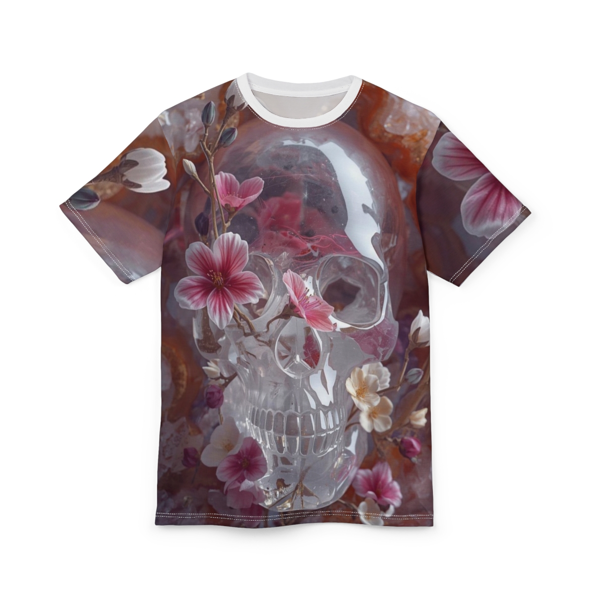 Crystal Skull Floral Tee