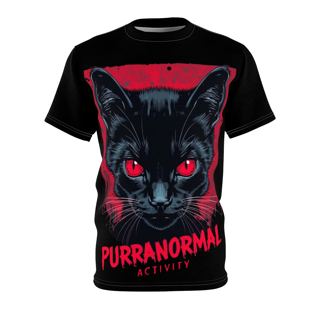 Black Cat Purranormal Activity Tee