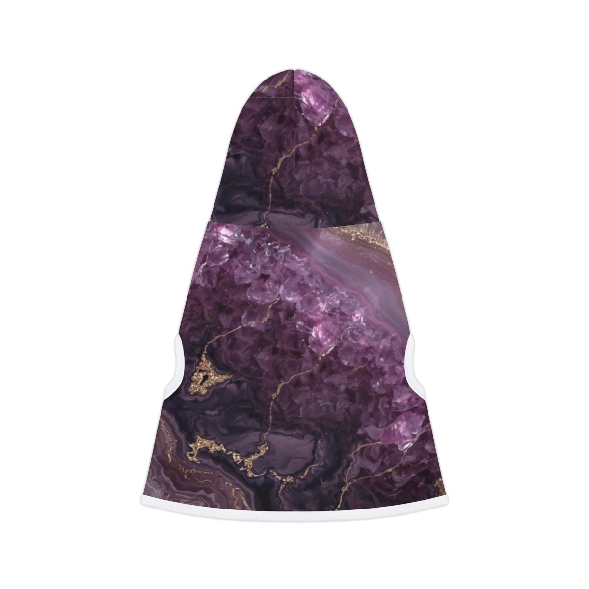 Adorable Purple Agate Marble Pet Hoodie