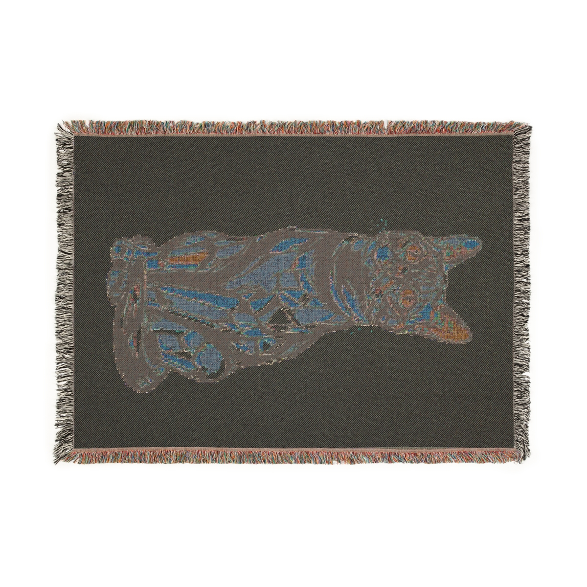 Luxury Adorable Cat Woven Blanket