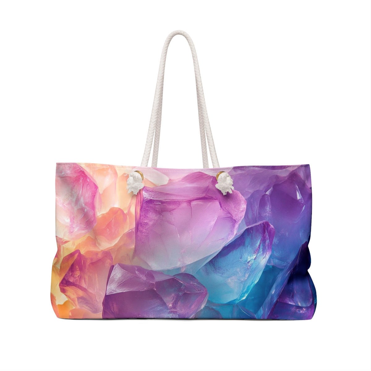 Vivid Color Ice Crystals Weekender Bag