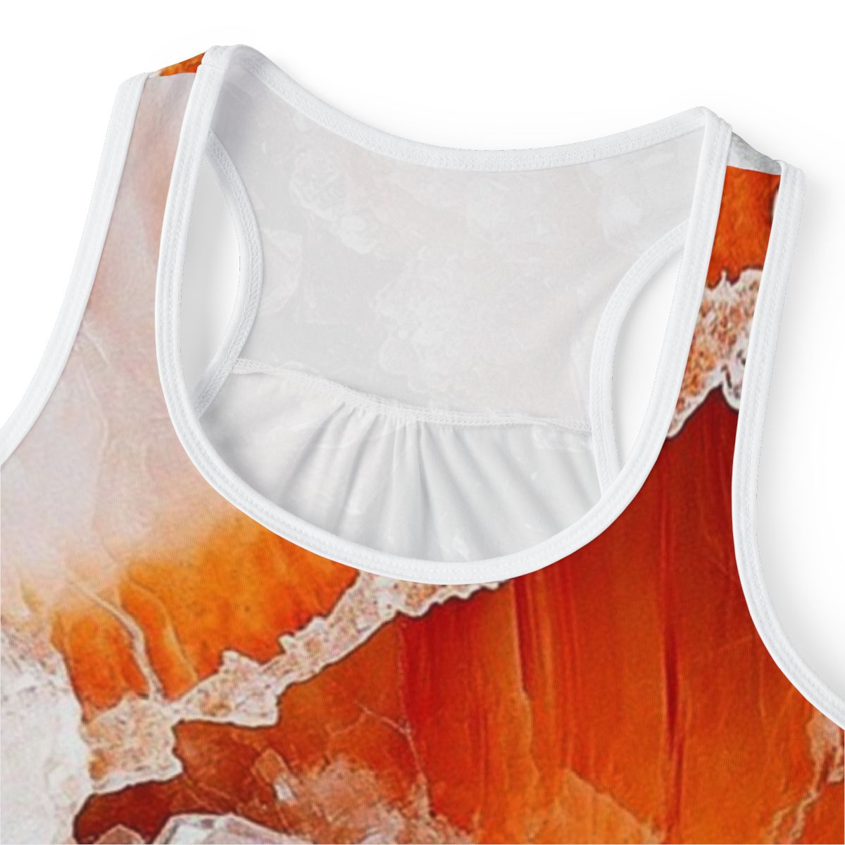 Gorgeous Orange Agate Crystal Tank Top