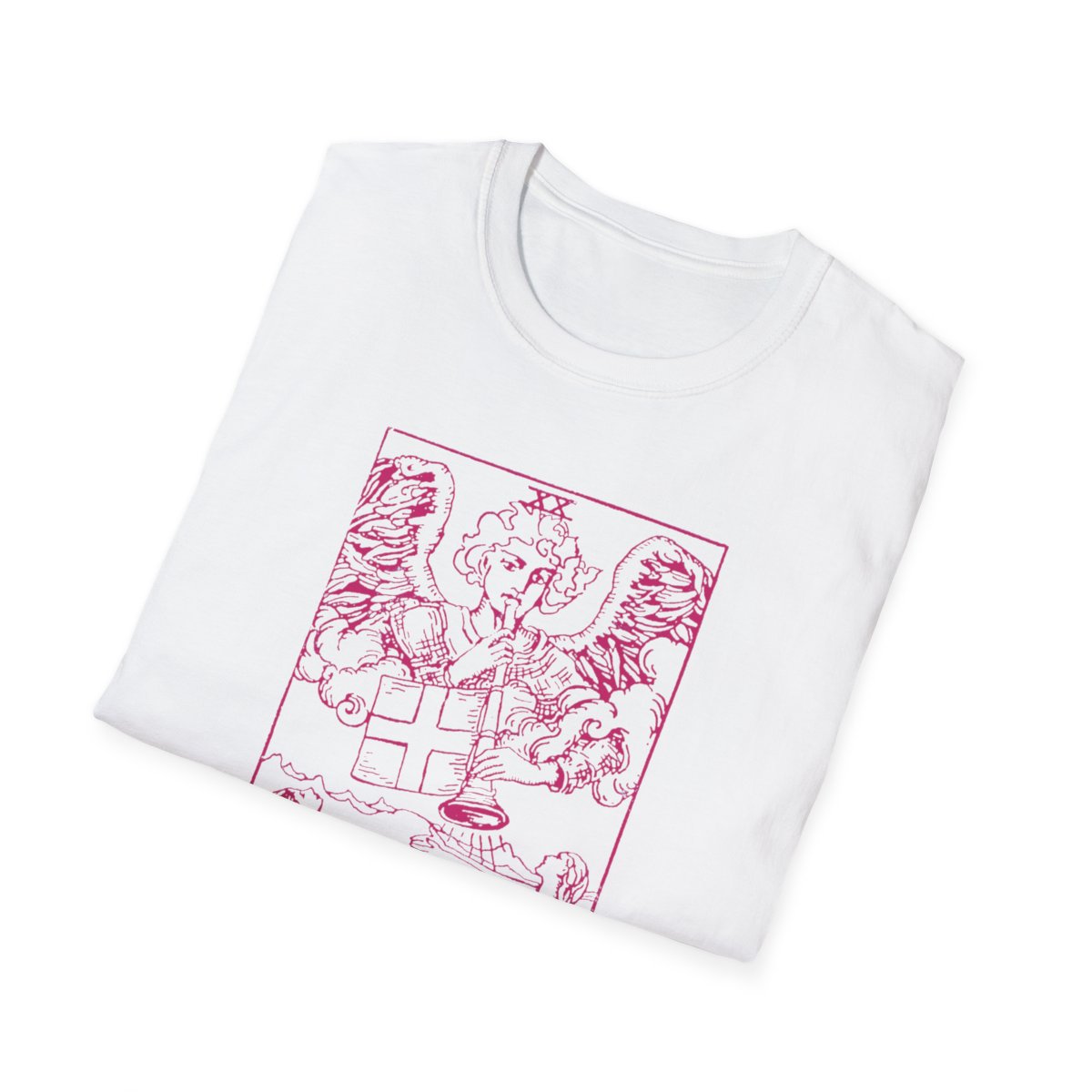 20 - Judgement Vintage Tarot Card Softstyle T-Shirt
