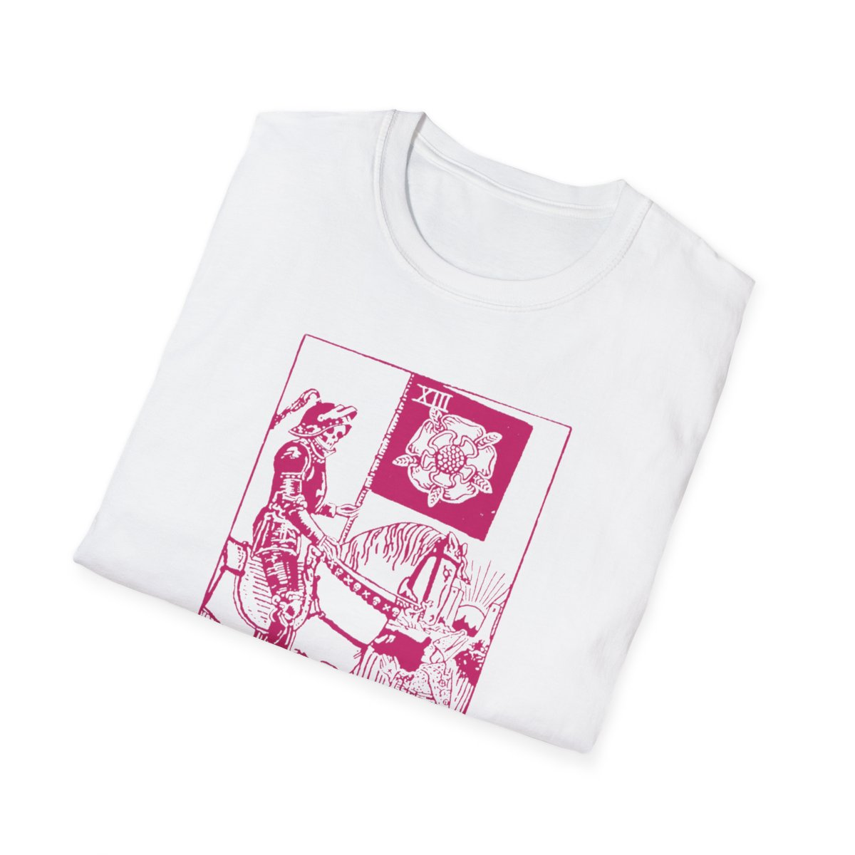 13 - Death Vintage Tarot Card Softstyle T-Shirt