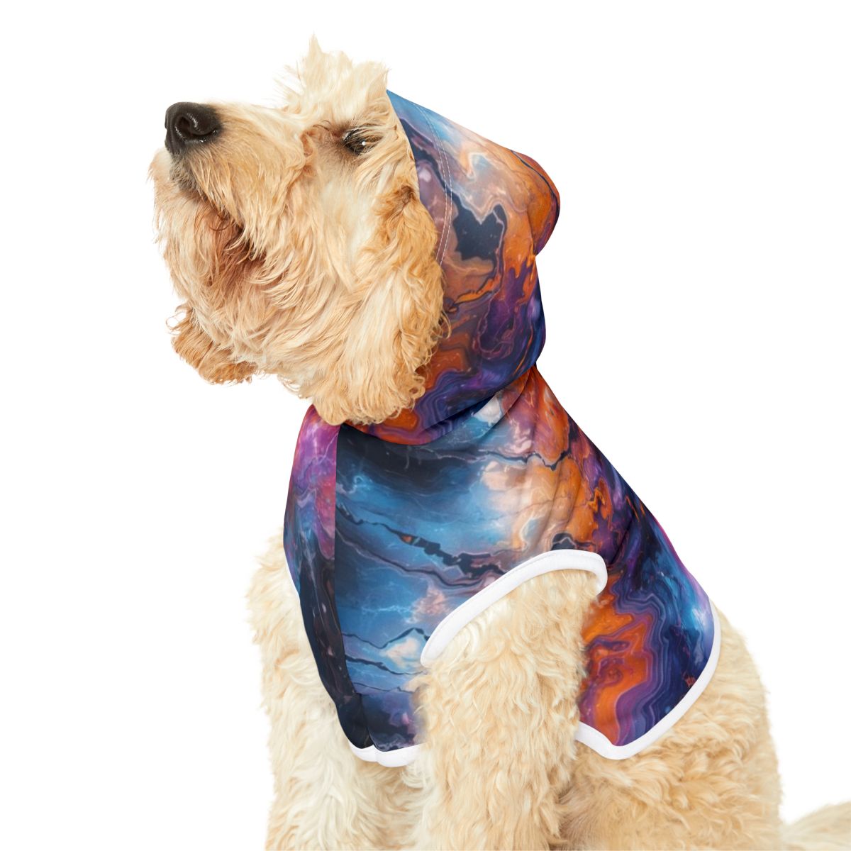 Adorable Galactic Marble Pet Hoodie