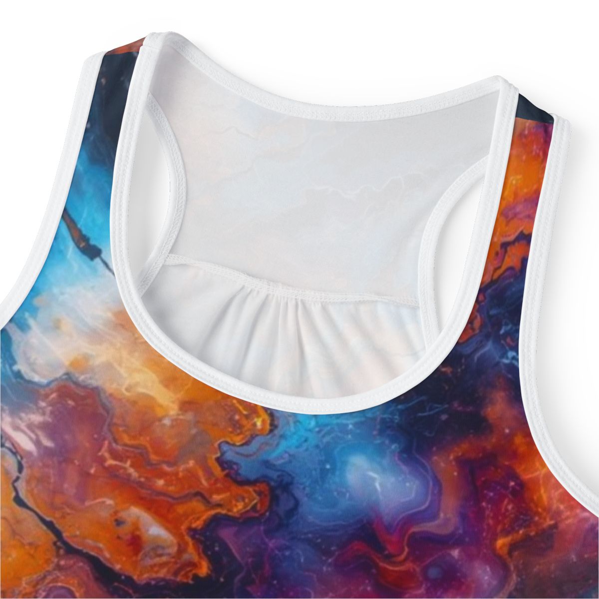 Cosmic Vibes Marbled Colorful Tank Top