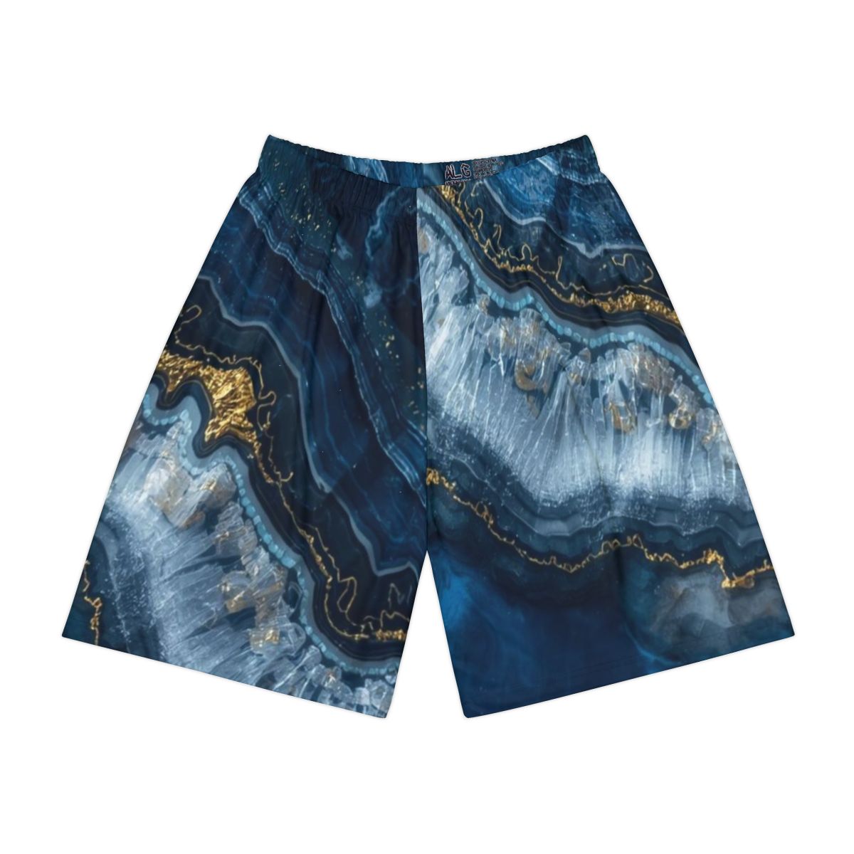 Crystal Blue Men's Workout Shorts