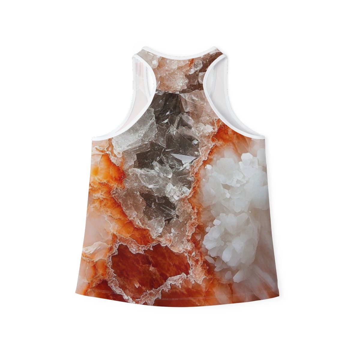 Gorgeous Orange Agate Crystal Tank Top