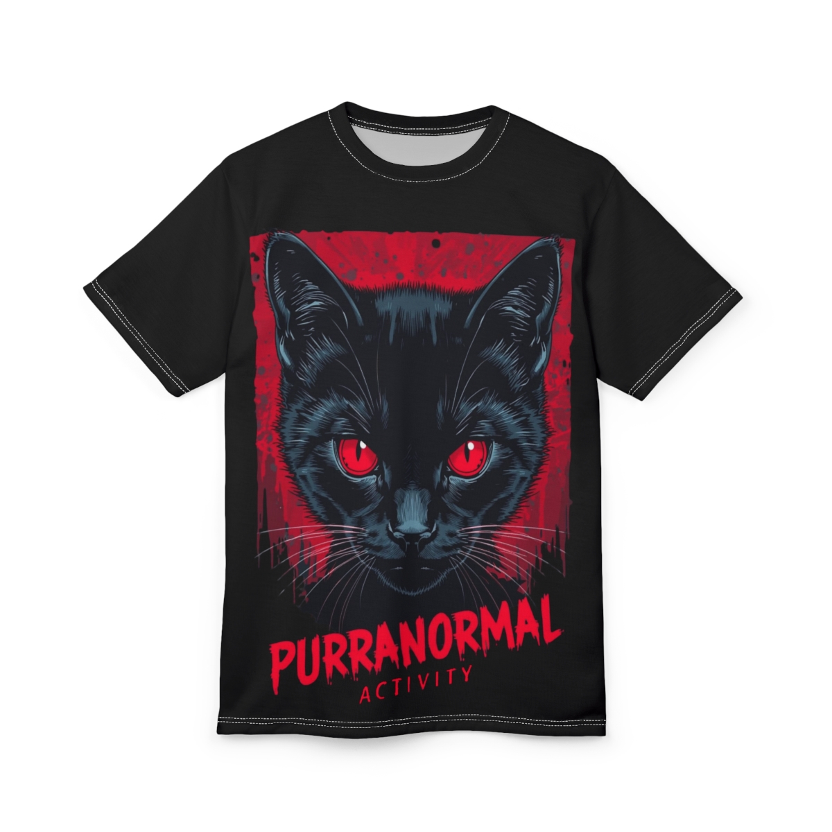Black Cat Purranormal Activity Tee