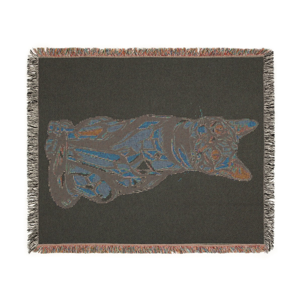 Luxury Adorable Cat Woven Blanket