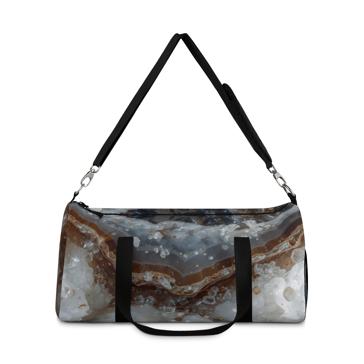 Stylish Crystal Marbled Pattern Duffel Bag 