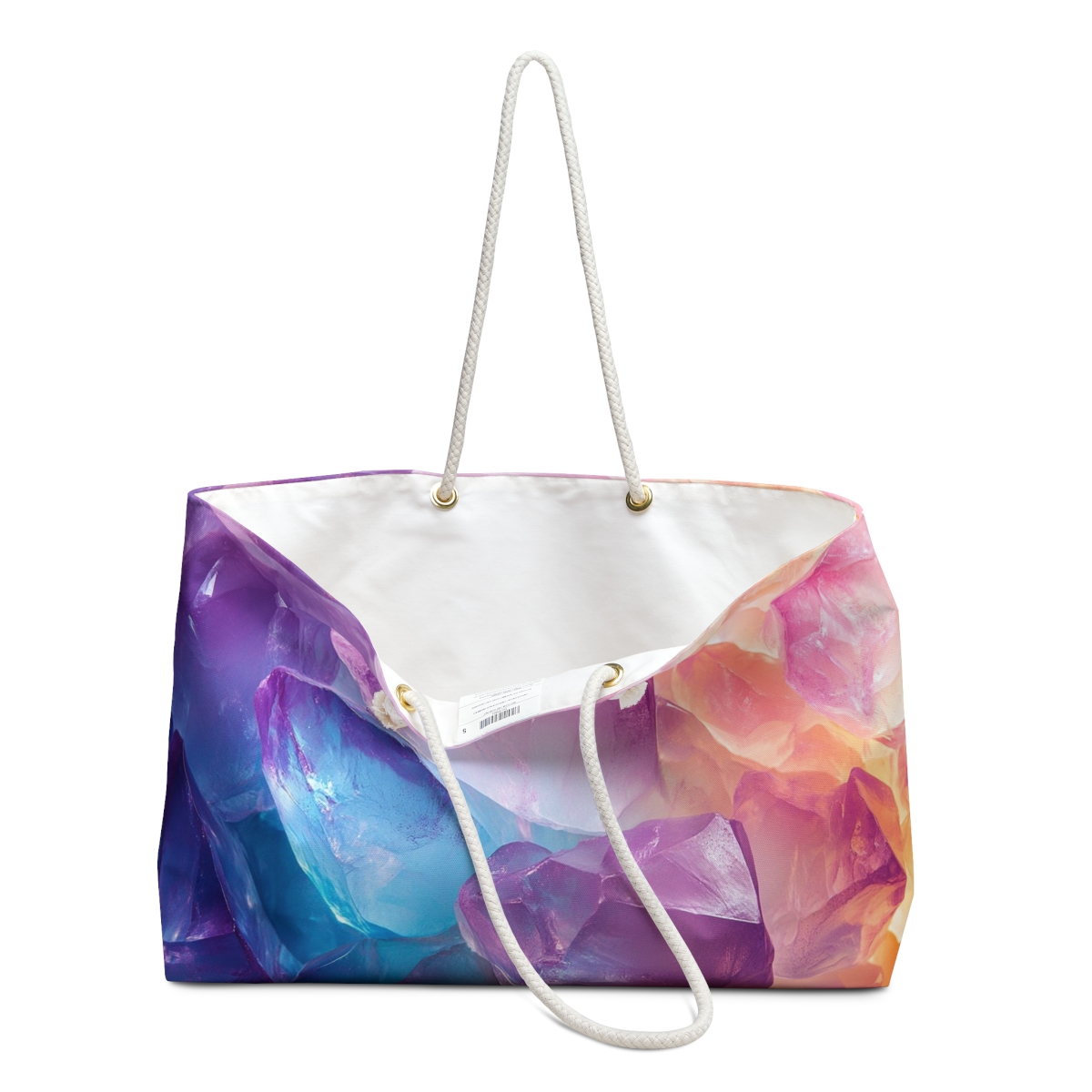 Vivid Color Ice Crystals Weekender Bag
