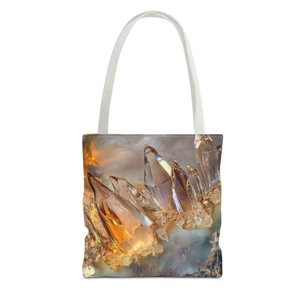 Crystal Quartz Shards Beautiful Art Tote Bag