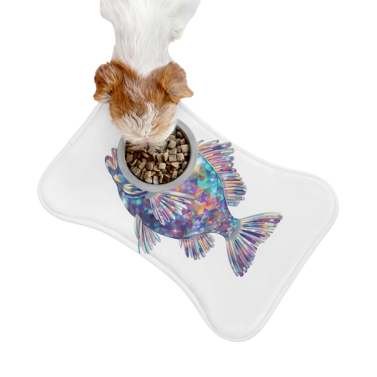 Gorgeous Luminous Fish Pet Feeding Mat