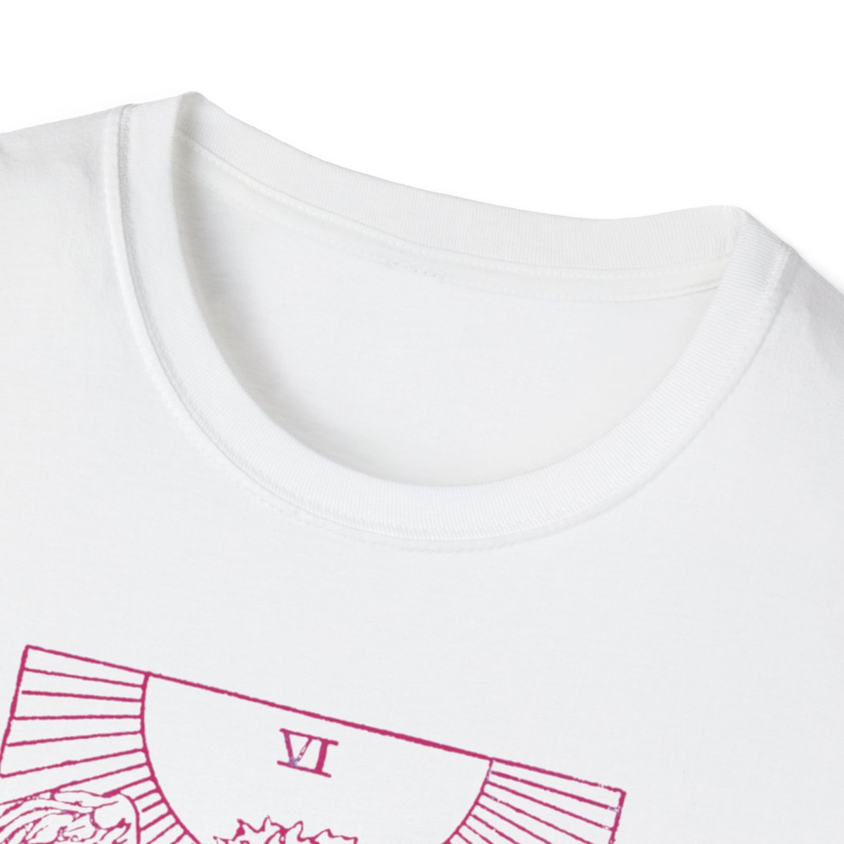 6 - The Lovers Vintage Tarot Card Softstyle T-Shirt