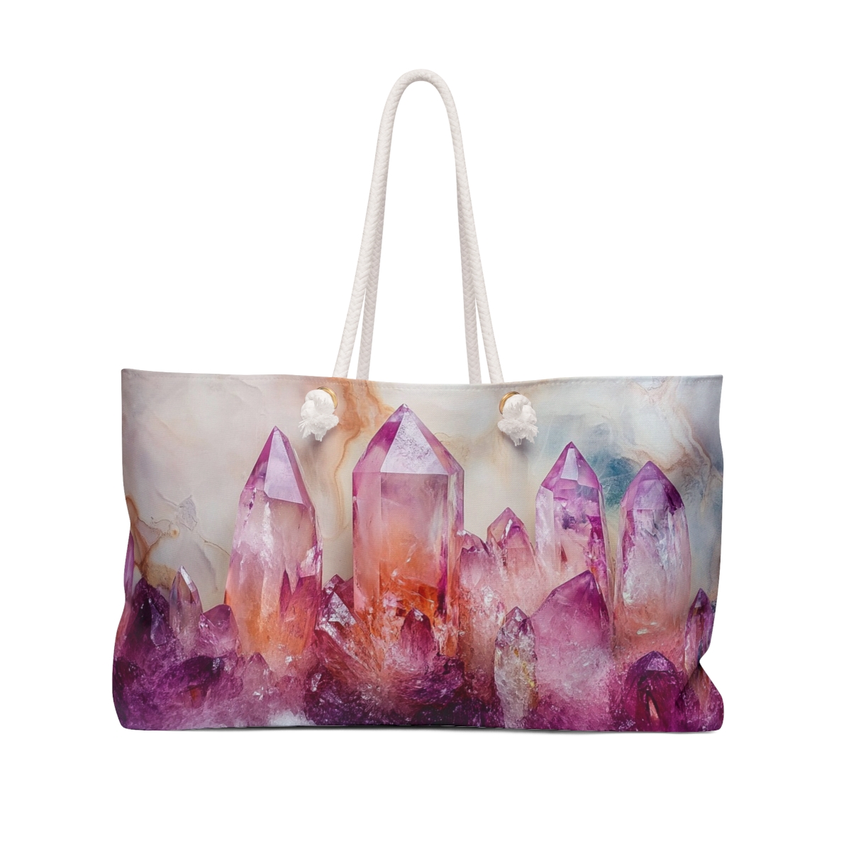 Stunning Pink Crystal Weekender Bag