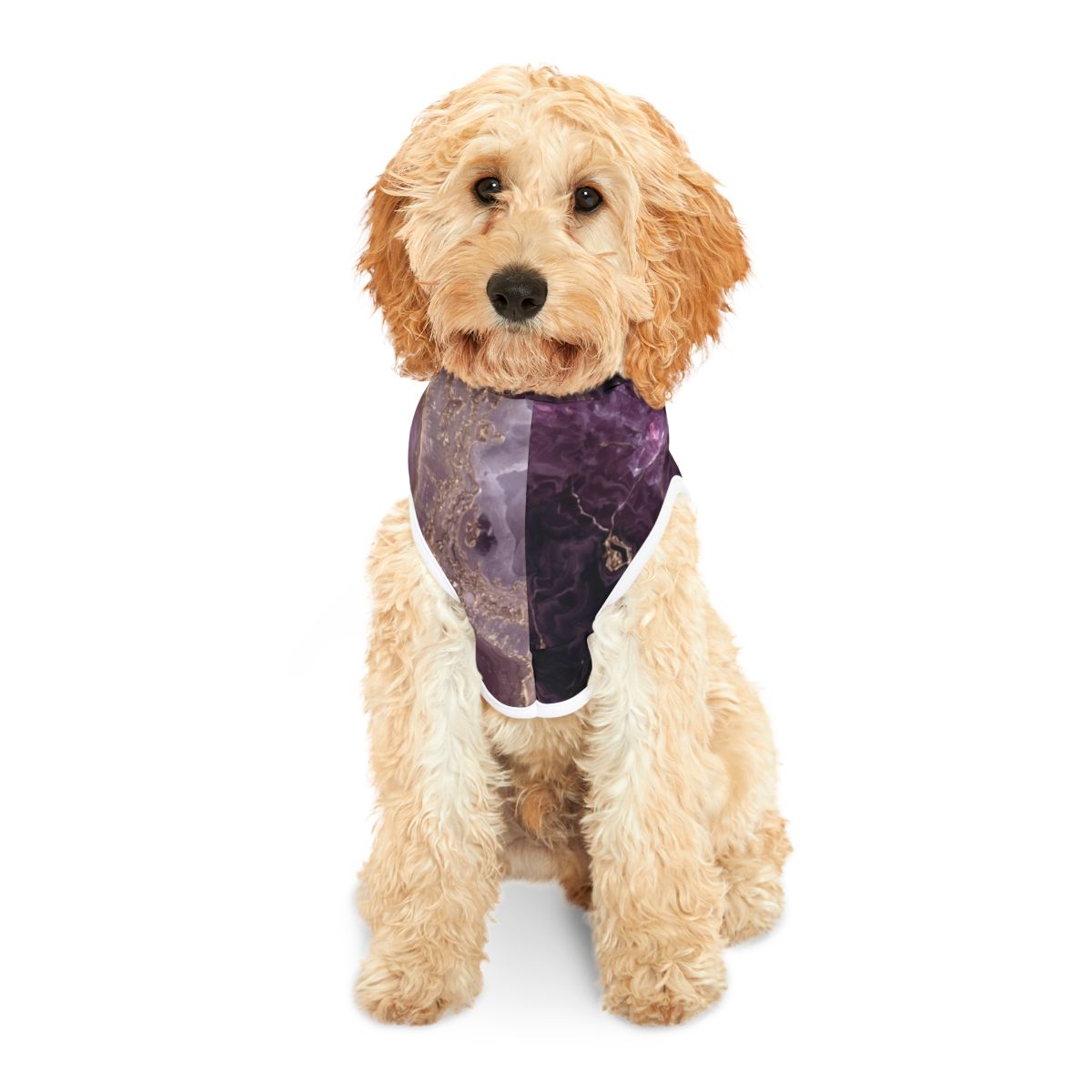 Adorable Purple Agate Marble Pet Hoodie