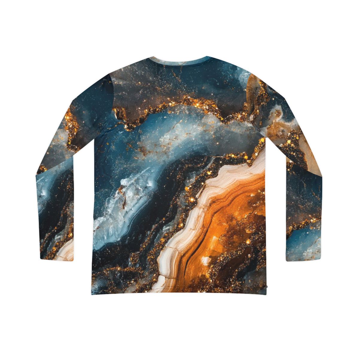 Bohemian Blue Marble long Sleeve Top