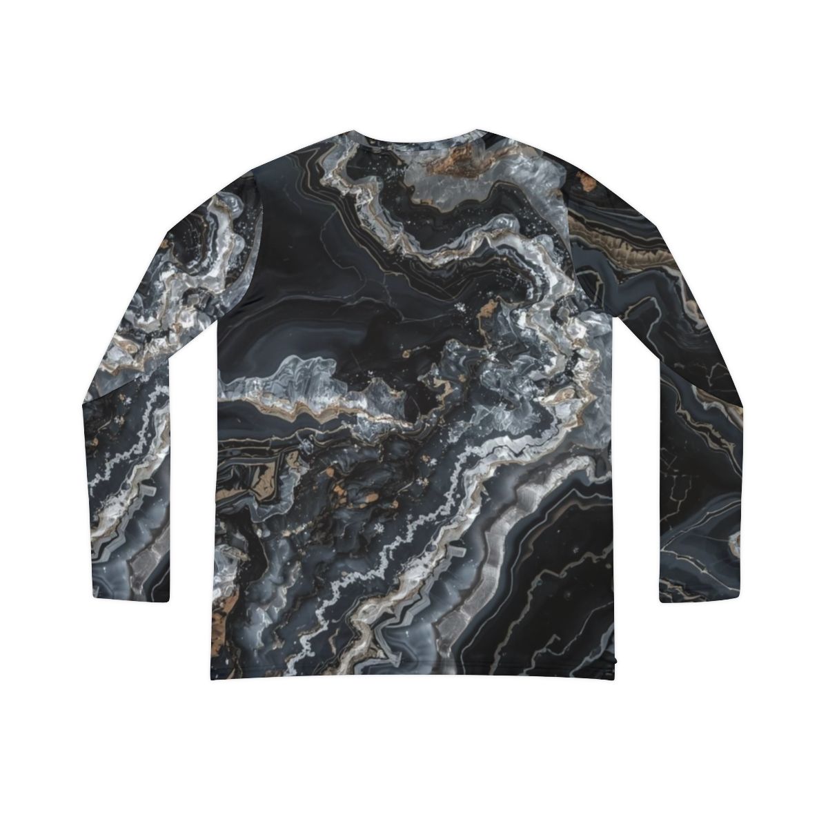 Stunning Black Marble long Sleeve Top