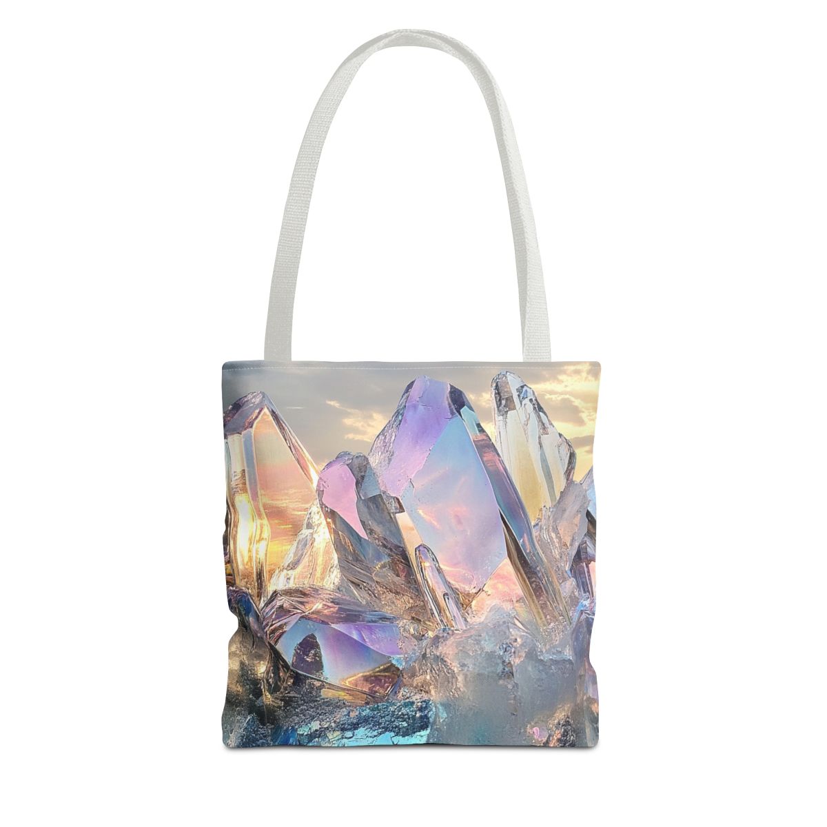 Vibrant Crystal Quartz Art Tote Bag