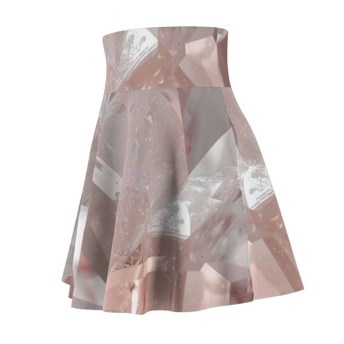 Pink Crystal Quartz Skater Skirt