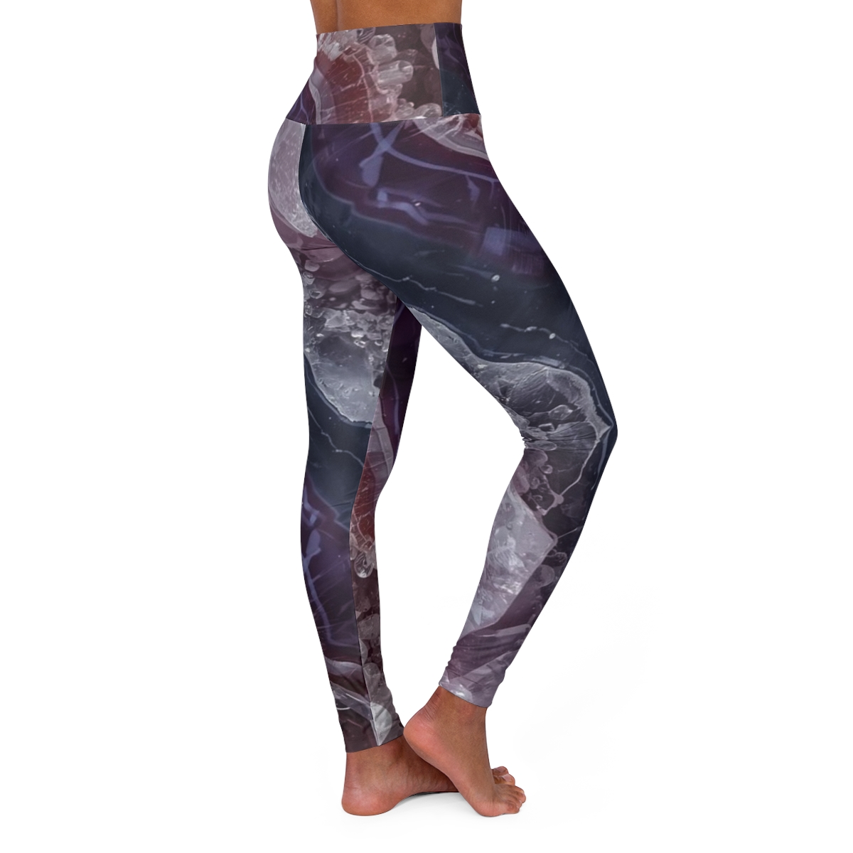 Gorgeous Crystal Agate High Waisted Leggings