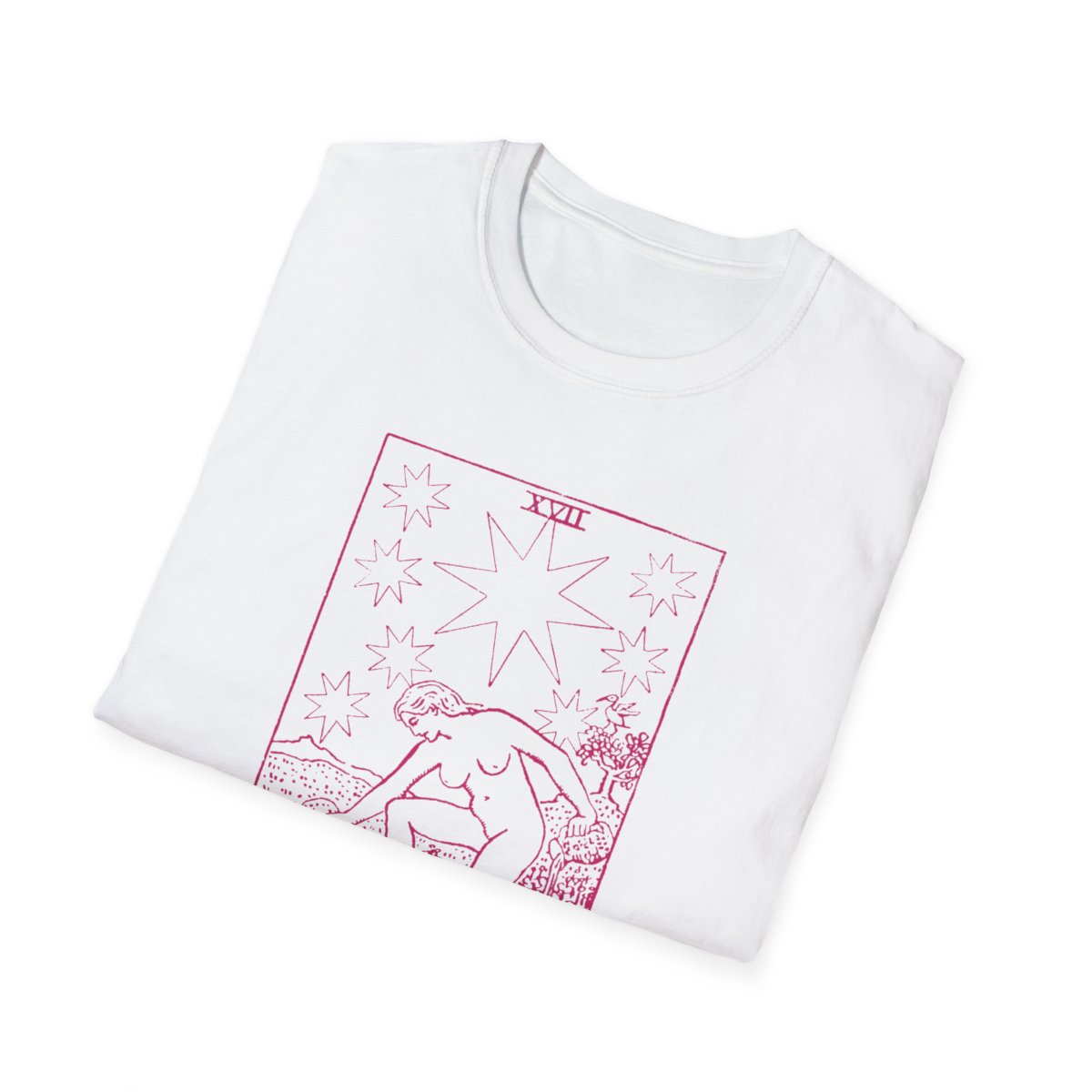 17 - The Star Vintage Tarot Card Softstyle T-Shirt