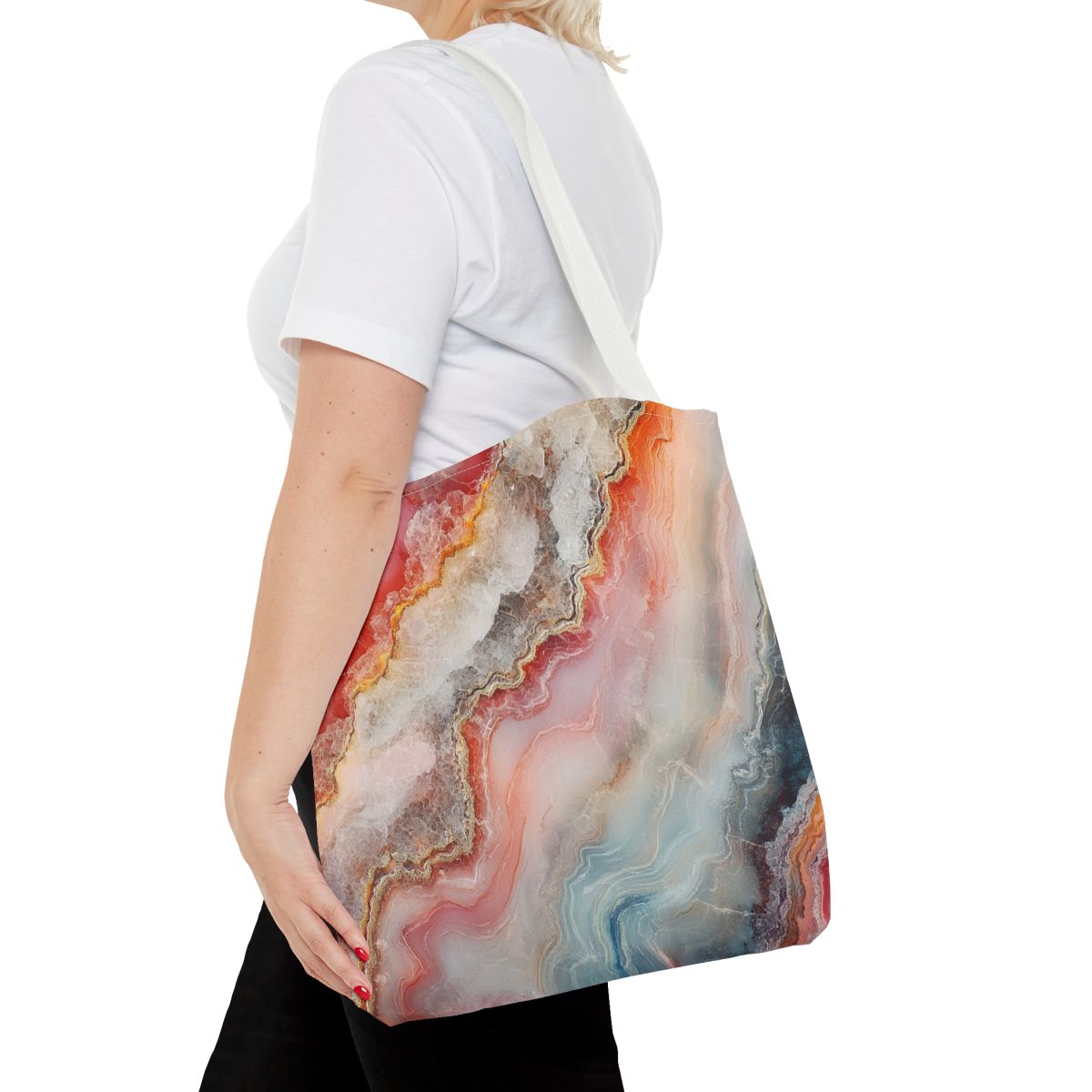 Gorgeous Marble Crystal Art Tote Bag