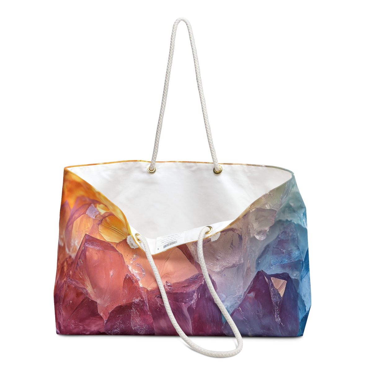 Vivid Color Crystals Weekender Bag