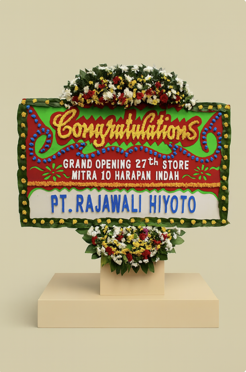 Karangan Bunga Papan Congratulations Ucapan Selamat