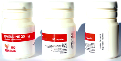 Éphédrine 25 mg