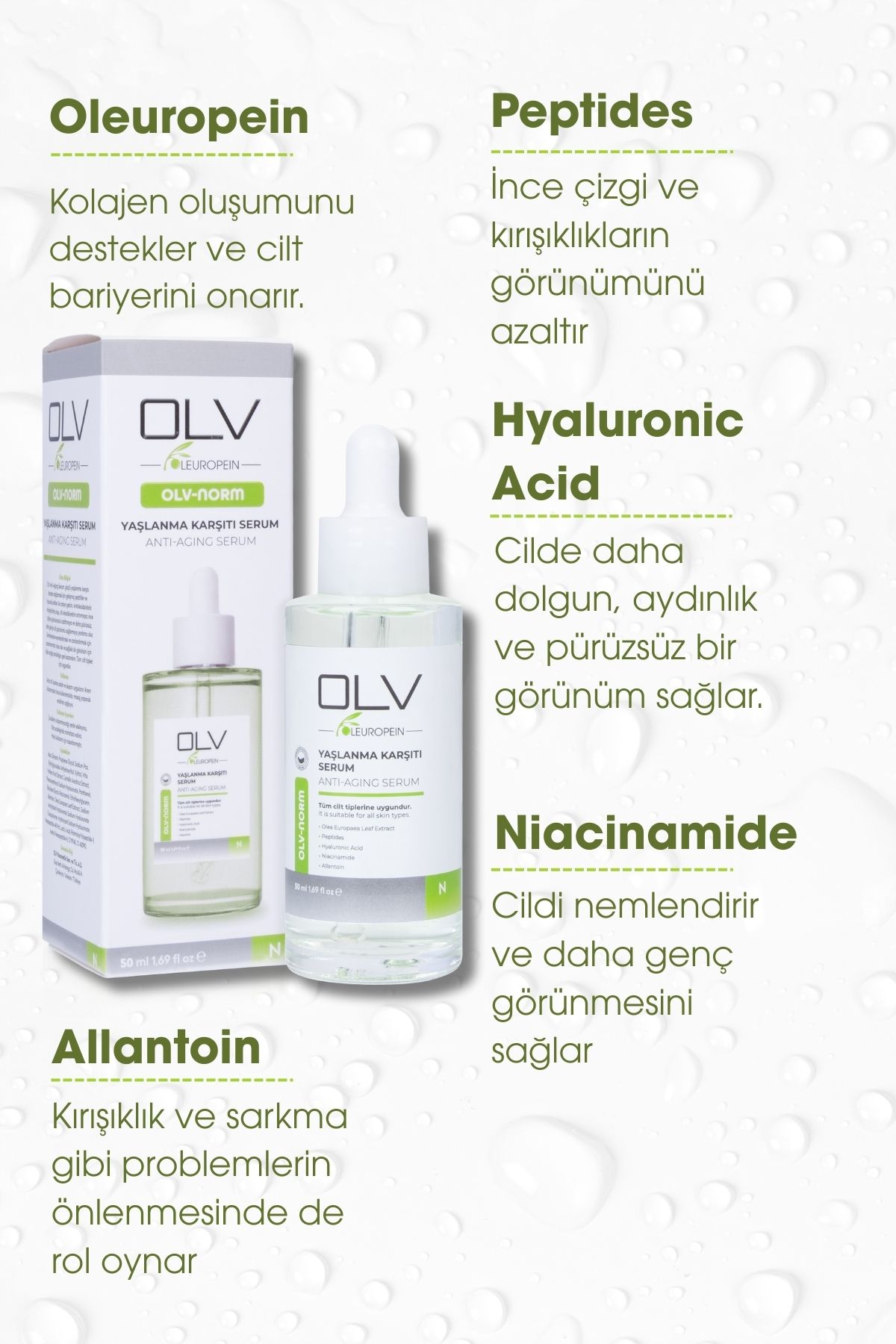 Yaşlanma Karşıtı Serum