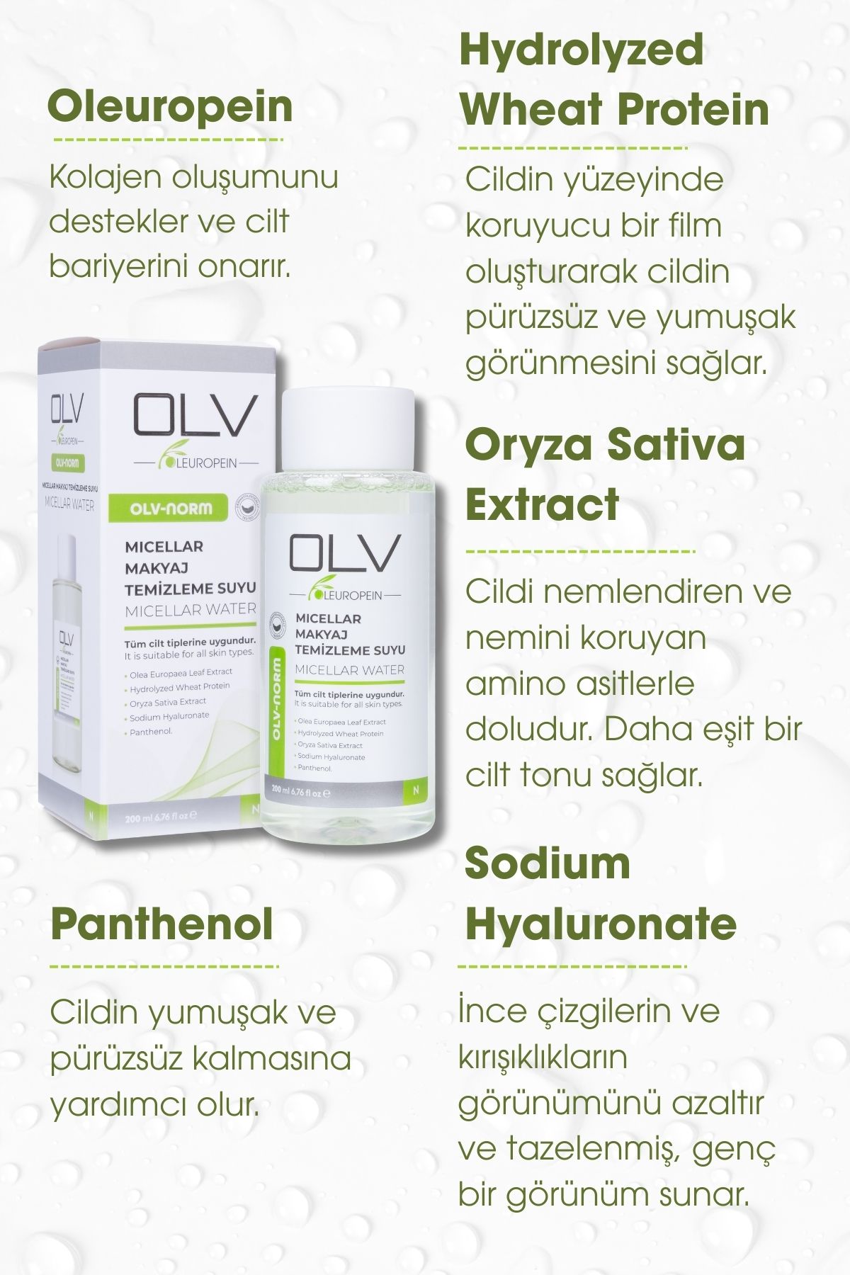 OLV Micellar Makyaj Temizleme Suyu