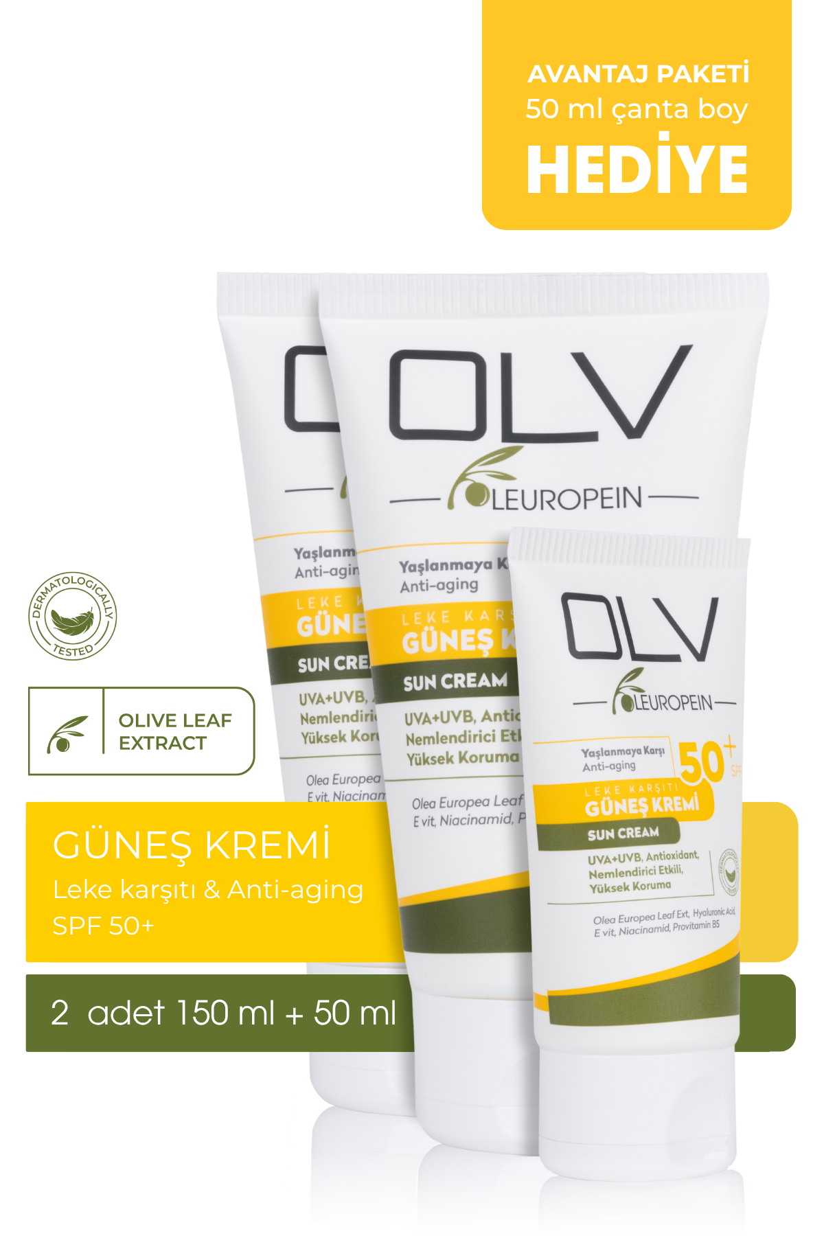 OLV Güneş Kremi SPF 50+